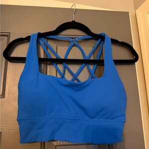BuffBunny Electric Blue Revolution Sports Bra size M